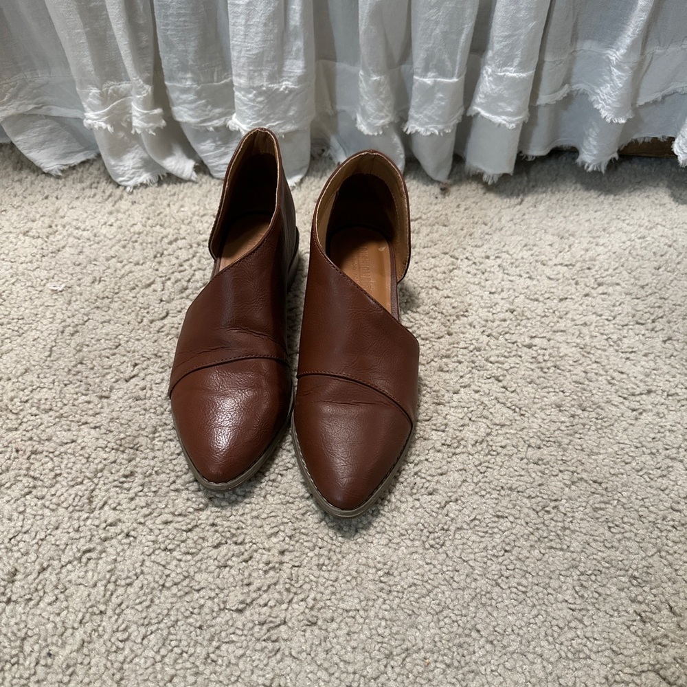 Brown Leather Women's Shoes